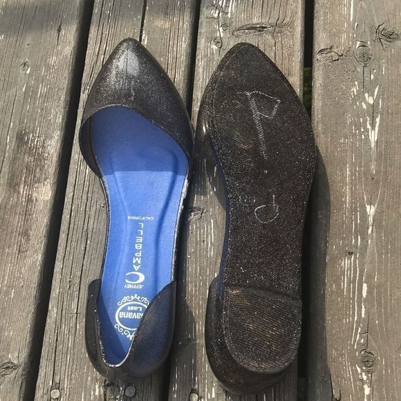 JEFFREY CAMPBELL Jelly Love D’Orsay Glitter Flats - Picture 8 of 9